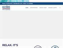 Tablet Screenshot of ocdm.com
